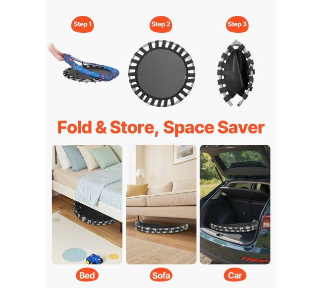 91 cm batutas vaikams sulankstomas mini4