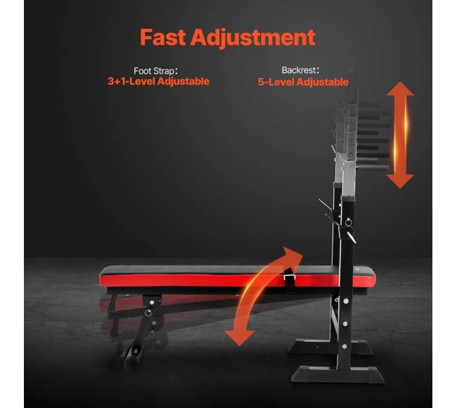 Reguliuojamas sulankstomas treniruočių suoliukas3