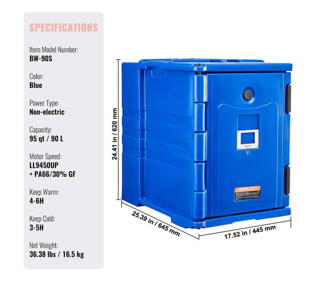 Izoliuota maisto dėžė 90L6