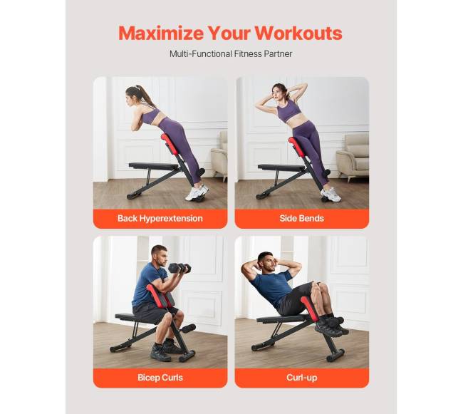 Reguliuojamas sulankstomas gimnastikos suolelis nugarai1