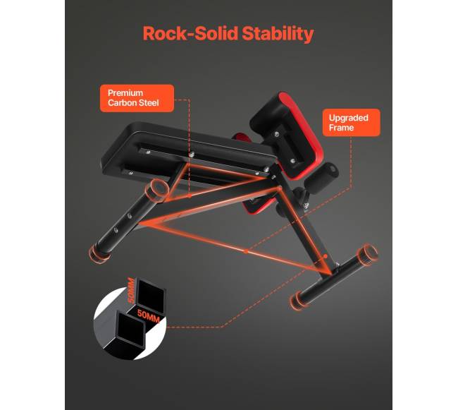 Reguliuojamas sulankstomas gimnastikos suolelis nugarai4