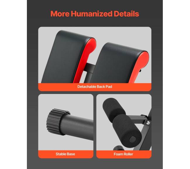 Reguliuojamas sulankstomas gimnastikos suolelis nugarai6