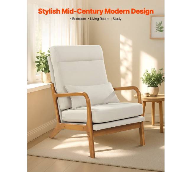 Viduramžių modernus akcentinis fotelis1