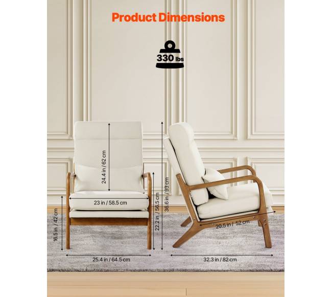 Viduramžių modernus akcentinis fotelis2