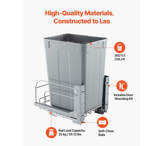 Ištraukiama šiukšliadėžė po spintele2
