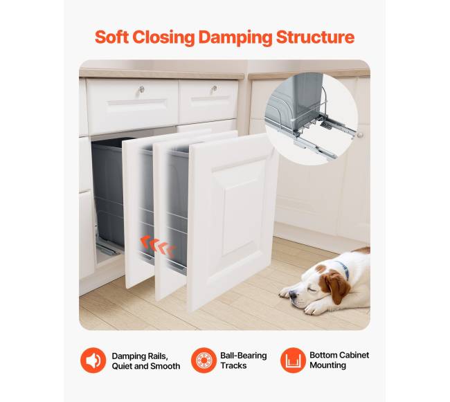 Ištraukiama šiukšliadėžė po spintele5