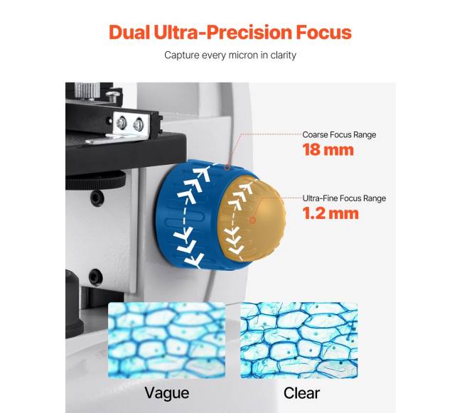 Trinokulinis jungiamasis mikroskopas 40-5000X2