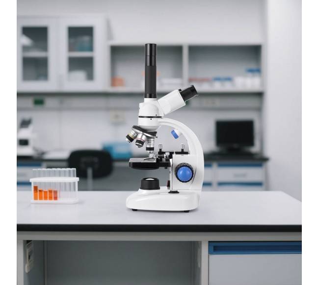 Trinokulinis jungiamasis mikroskopas 40-5000X7