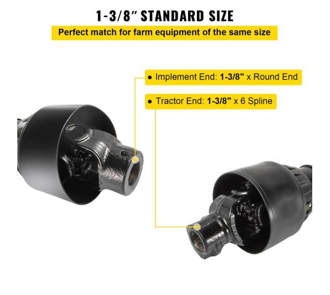 PTO velenas su 1-38" x 6 šlicais2