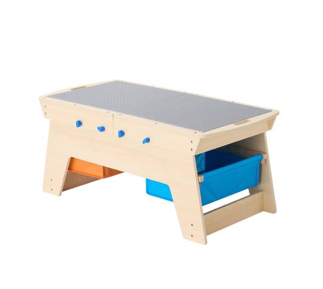 Vaikiškas veiklos stalas su 200 kaladėlėmis10