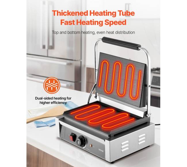 Komercinė panini grilis1