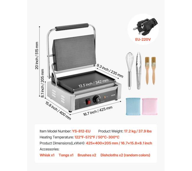 Komercinė panini grilis6