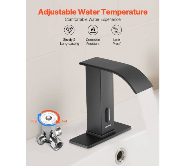 Bekontaktis vonios čiaupas su judesio jutikliu3