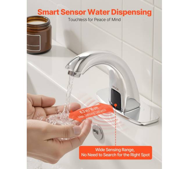 Bekontaktis vonios čiaupas su jutikliu1