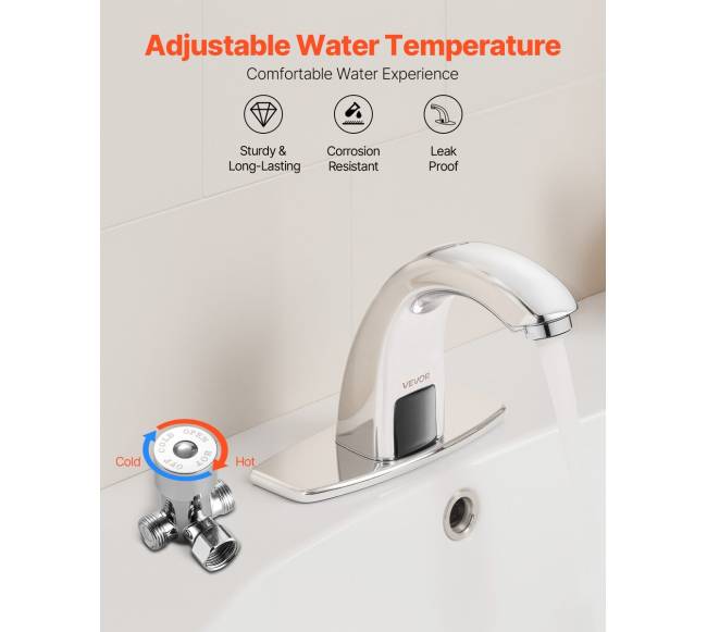 Bekontaktis vonios čiaupas su jutikliu3