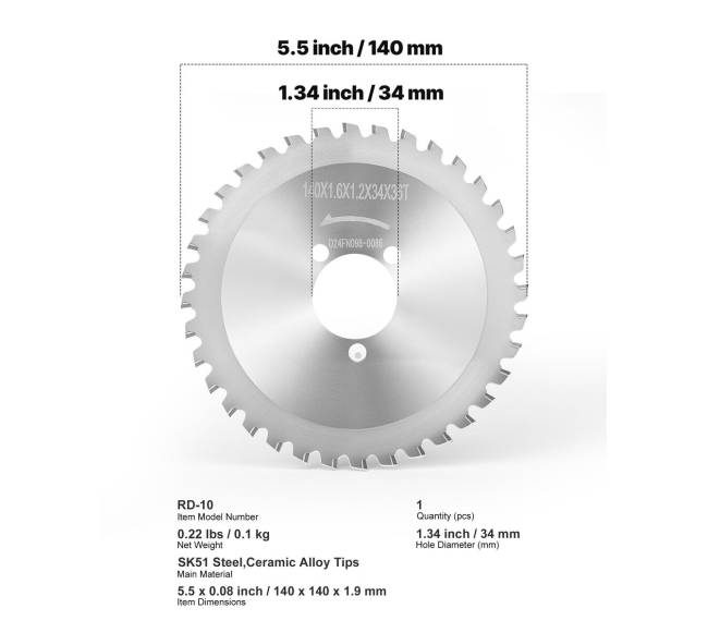 armatūros pjovimo pjūklo peilis su keramikiniais antgaliais6