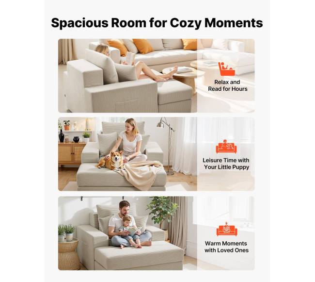 Gultas kėdė su pagalvėlėmis, 1115 mm5