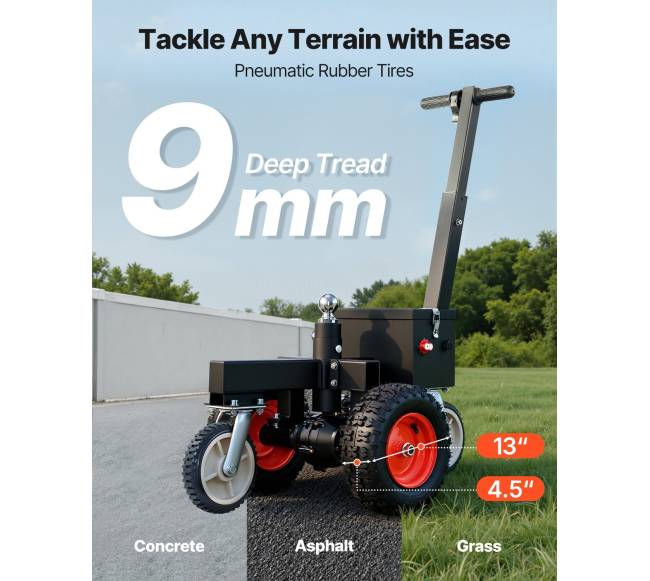 Elektrinis priekabos tempiklis su 800W varikliu3