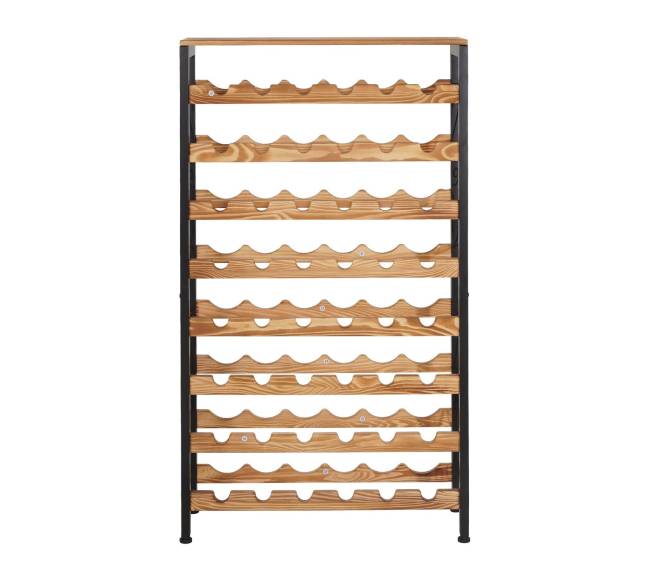48 vietų vyno lentyna su mediniu stalviršiu10