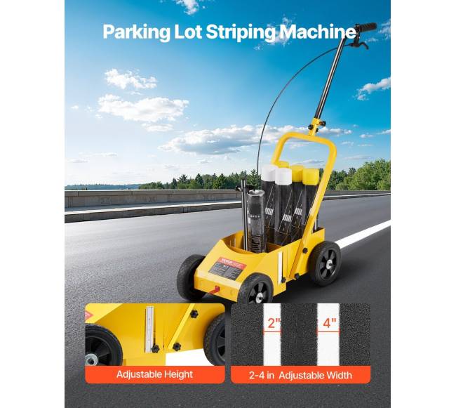 Linijų žymėjimo mašina geltona1