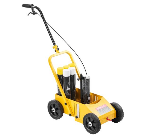 Linijų žymėjimo mašina geltona8