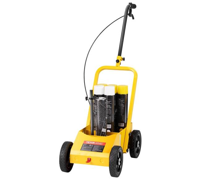 Linijų žymėjimo mašina geltona9