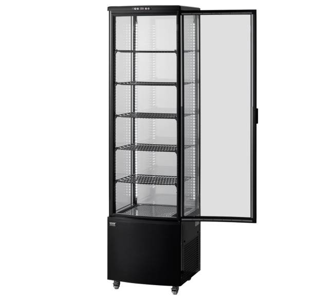 Konditerinė šaldymo vitrina, 278L, 5 lentynos0