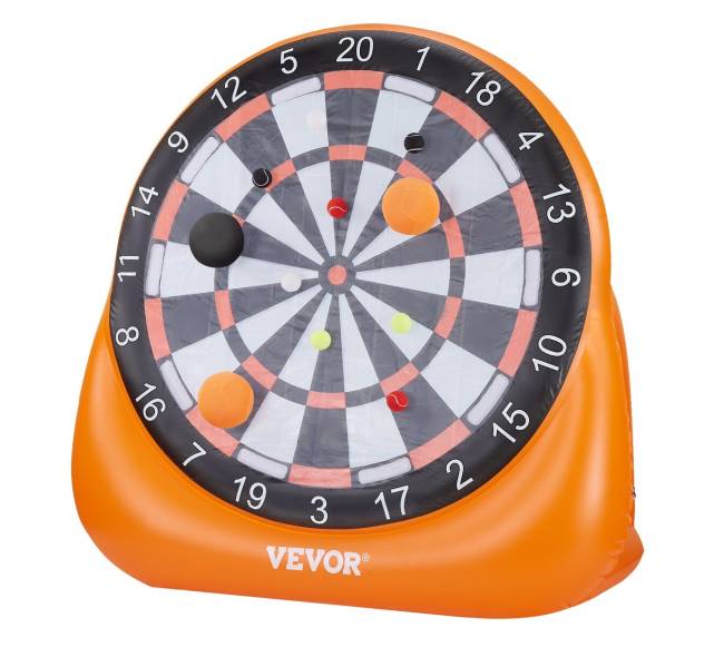 Pripučiamas futbolo smiginis su kamuoliais0