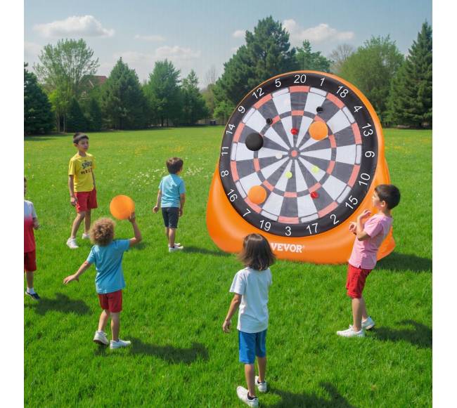 Pripučiamas futbolo smiginis su kamuoliais7