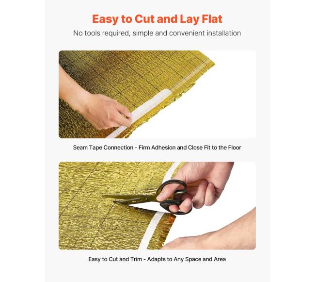 Grindų paklotas su garų barjeru 18,6 m²4