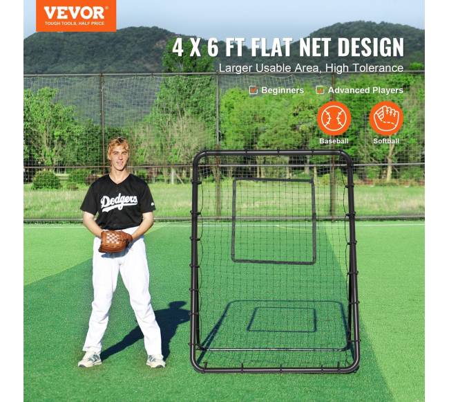 Beisbolo ir softbolo atmušimo tinklas 4x6 pėd.1
