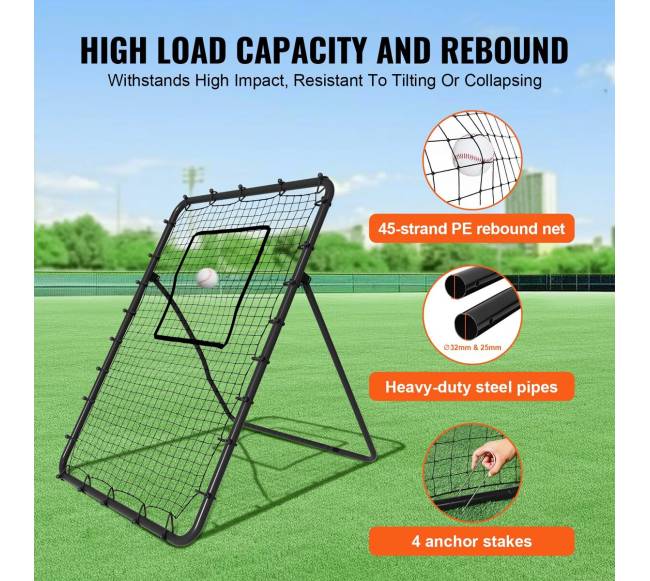 Beisbolo ir softbolo atmušimo tinklas 4x6 pėd.4