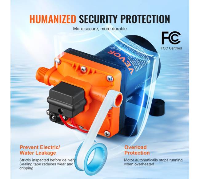 Vandens diafragminis siurblys, 13,25 litro, 55 PSI (40-80 PSI)3