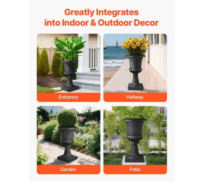 Plastikiniai ąsočio vazonai 40 x 67 cm, 2 vnt5