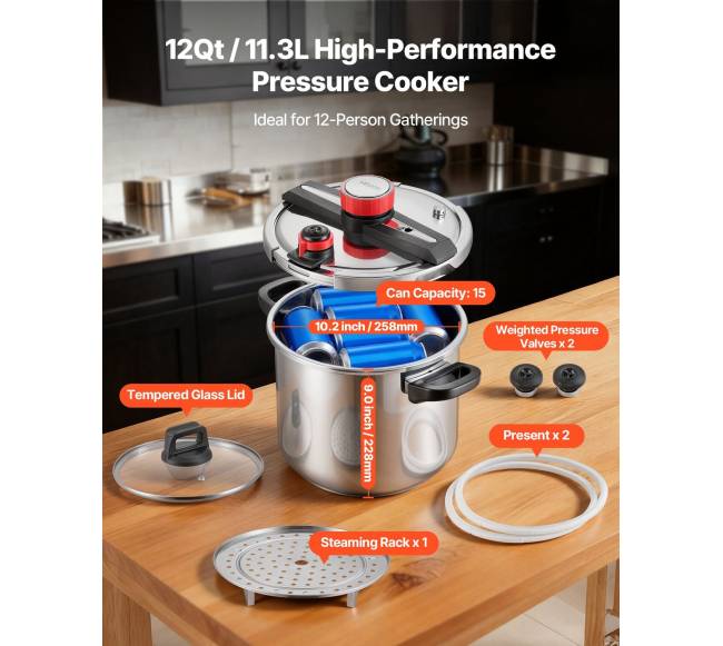 Nerūdijančio plieno greitpuodis 11,3 l3