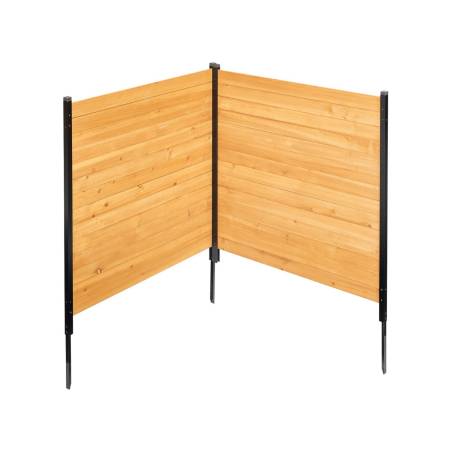 Medinė privatumo tvora 98 cm x 108 cm0