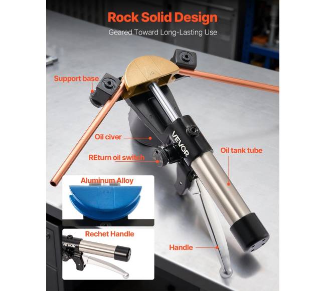 Hidraulinis vamzdžių lankstymo komplektas, 6–22 mm4