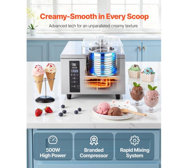 Kietųjų ledų mašina su LED valdymu3