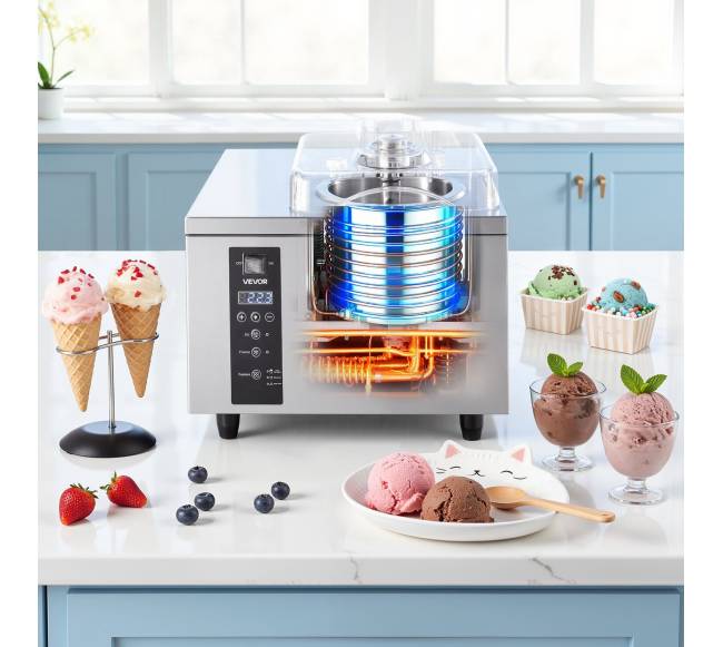 Kietųjų ledų mašina su LED valdymu7