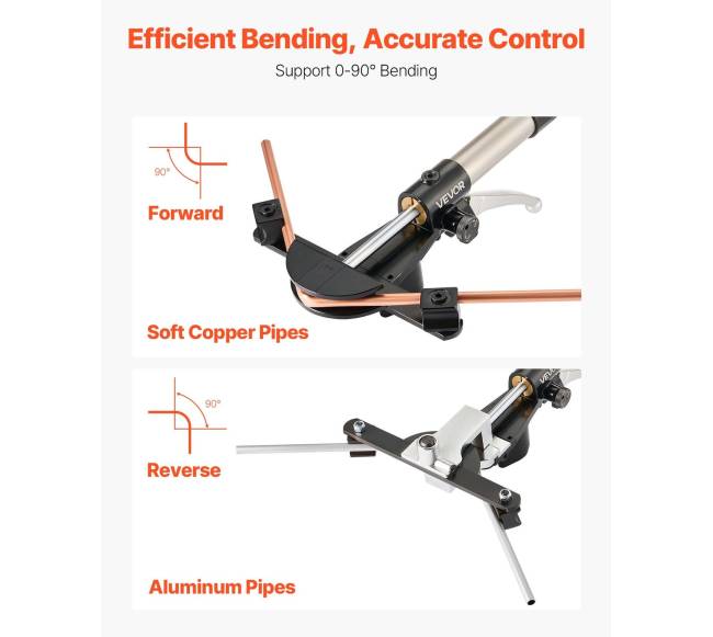 Hidraulinis vamzdžių lenkimo komplektas, 6 mm–22 mm2