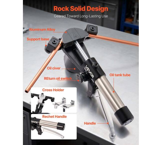 Hidraulinis vamzdžių lenkimo komplektas, 6 mm–22 mm4