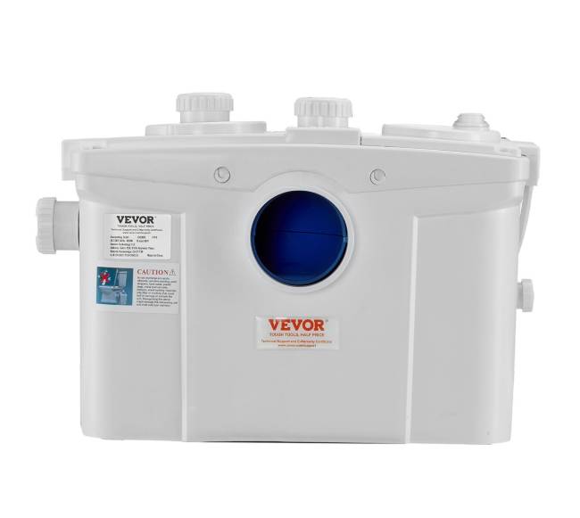 Baigtas tualeto sistema su 800W siurbliu rūsyje0