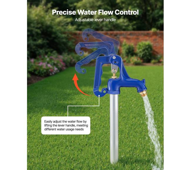 Šalčio atsparus kiemo hidrantas 1595mm1