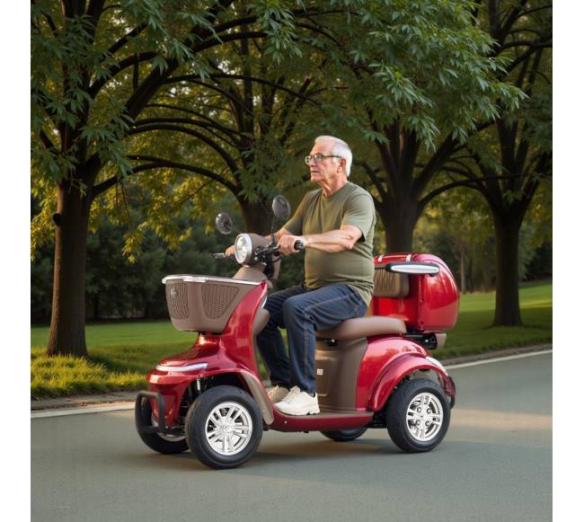 4 ratų motoroleris vyresniems žmonėms7