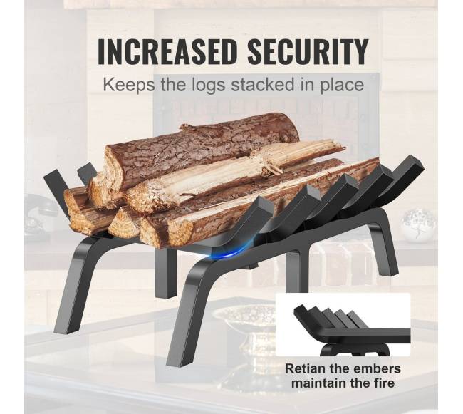 Židinio rėmas malkoms, 53 cm su 6 kojomis3