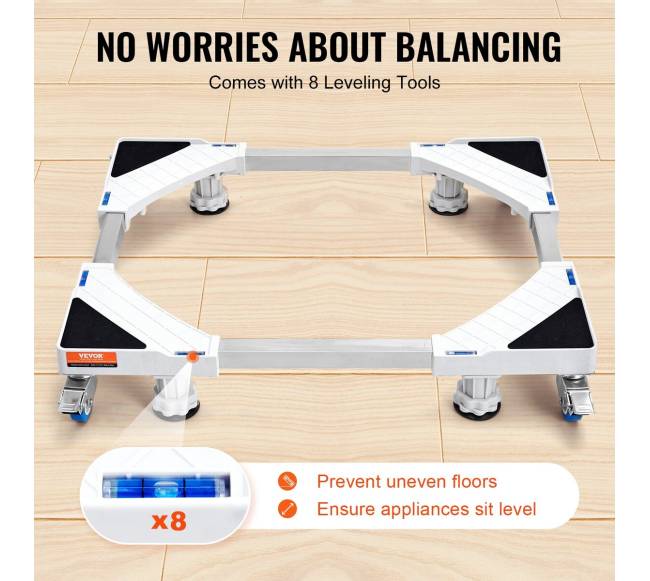 Universalus reguliuojamas šaldytuvo ir skalbyklės stovas5