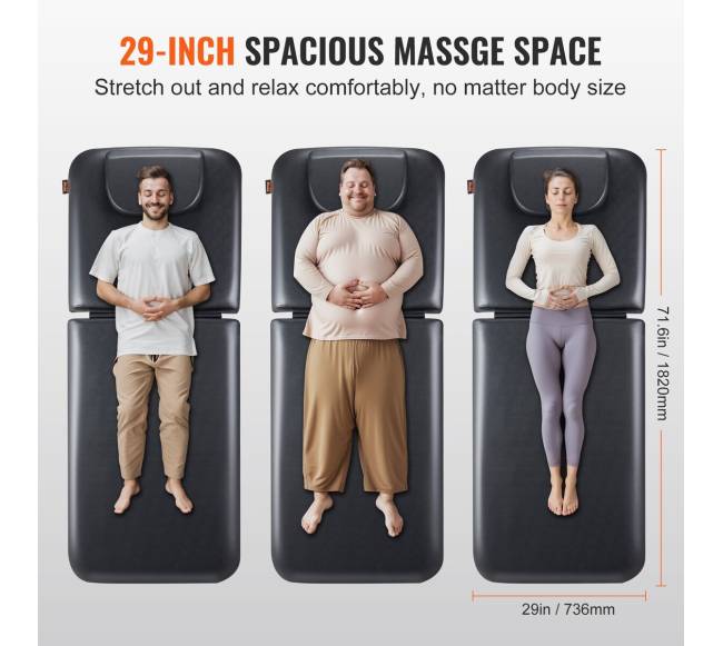 Elektrinis masažo stalas su reguliuojamu atlošu5