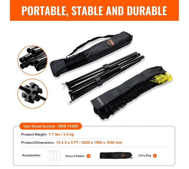 Reguliuojamo aukščio tinklas lauko žaidimams6