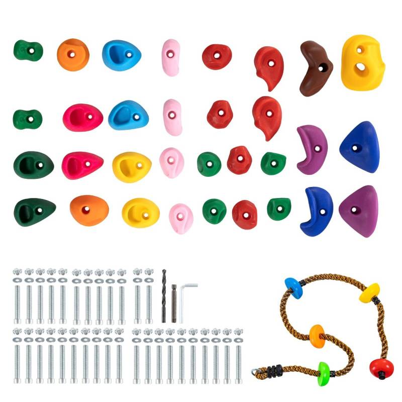 32 laipiojimo sienelės laikikliai su virve0