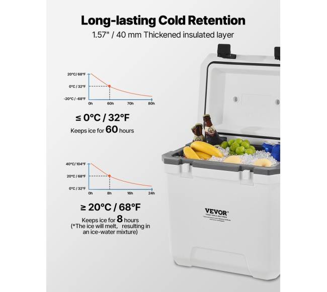 Nešiojama šaldyklė 38 l, 54 skardinės2